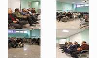  بررسی مسائل و مشکلات در حوزه نیروهای خدماتی بیمارستان خاتم‌الانبیا با حضور ریاست بیمارستان