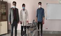 🔹یک دستگاه ویلچر به بیمارستان هاشمی رفسنجانی شیروان اهدا شد.